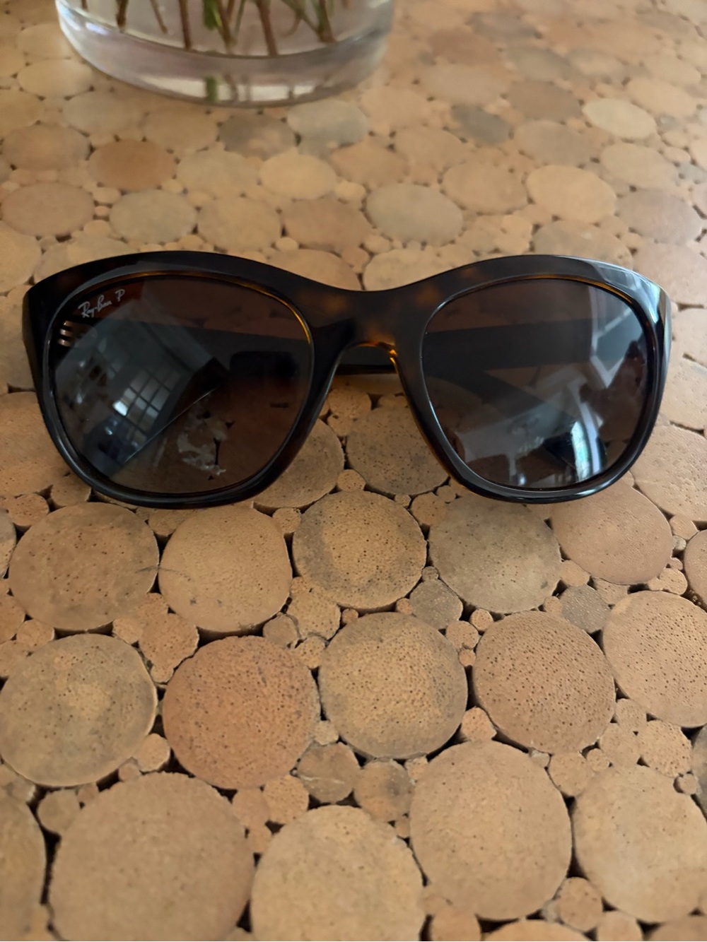 NWOT Ray-Ban Light Havana Brown Gradient Sunglasses - Made in Italy